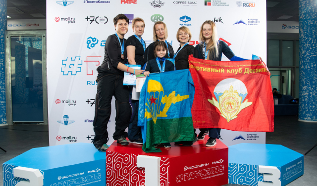 В Чечне определились первые победители Чемпионата РФ по аэротрубным дисциплинам парашютного спорта