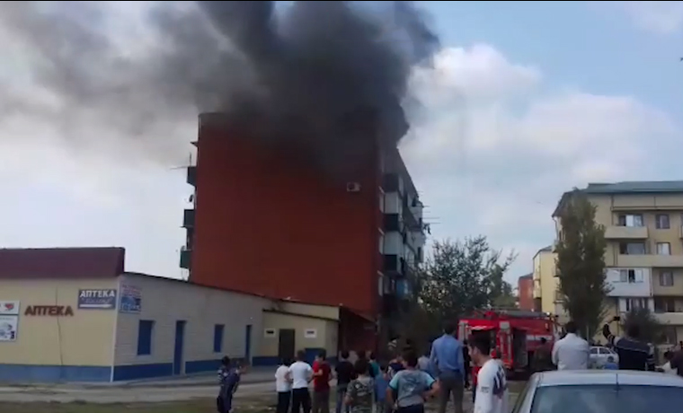 При пожаре в Старопромысловском районе Грозного никто не пострадал