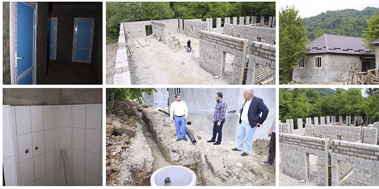 В селении Сержень-юрт продолжается строительство детского оздоровительного комплекса
