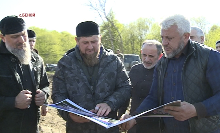 Рамзан Кадыров посетил строительство детского оздоровительного лагеря в Ножай-Юртовском районе