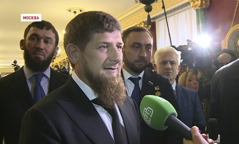 Рамзан Кадыров ответил на вопросы журналистов в Москве 