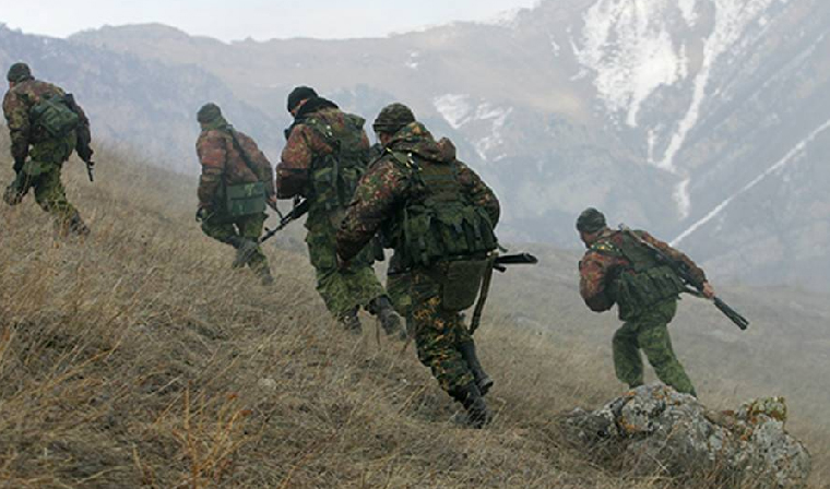 Более 2,5 тысяч разведчиков 58-й армии Южного военного округа проводят учения на Кавказе