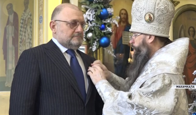 Джамбулат Умаров награжден Орденом Русской Православной церкви Славы и Чести 3 степени