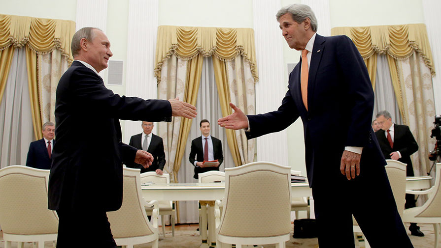 Общение Путина и Керри было достаточно конструктивным и откровенным