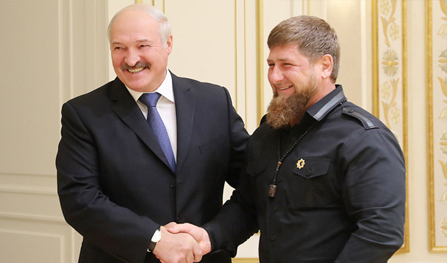 Александр Лукашенко поздравил Рамзана Кадырова с днем рождения и Днем города Грозного