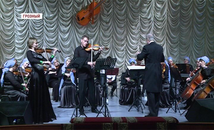 Известный скрипач Кристоф Барати дал благотворительный концерт в Грозном