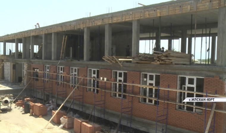 Масштабное строительство в Илсхан-Юрте продолжается 