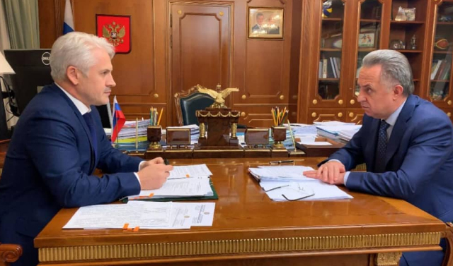 Виталий Мутко и Муслим Хучиев обсудили вопросы социально-экономического развития ЧР