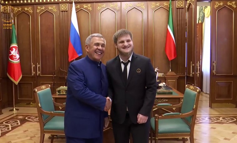 Ахмат Кадыров встретился с Раисом Татарстана Рустамом Миннихановым