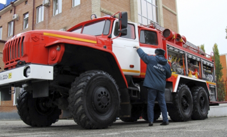 Парк пожарной охраны Чечни пополнился современным автомобилем
