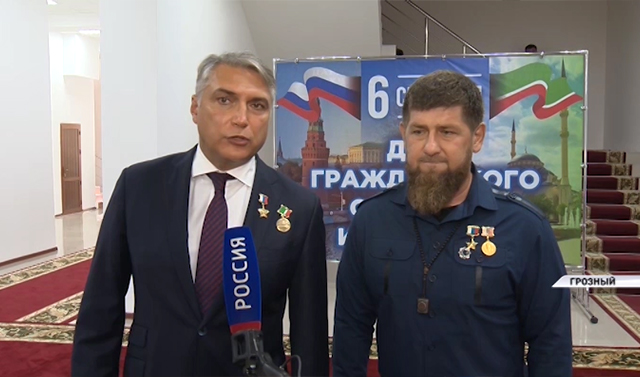 Рамзан Кадыров и Александр Матовников ответили в Грозном на вопросы журналистов