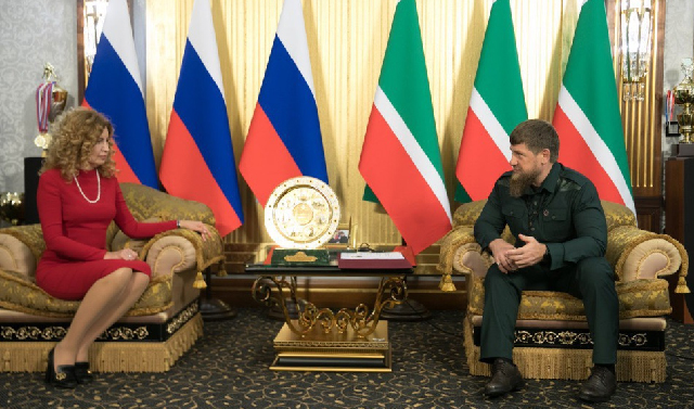 Рамзан Кадыров встретился в Грозном с председателем ФОМС России Натальей Стадченко
