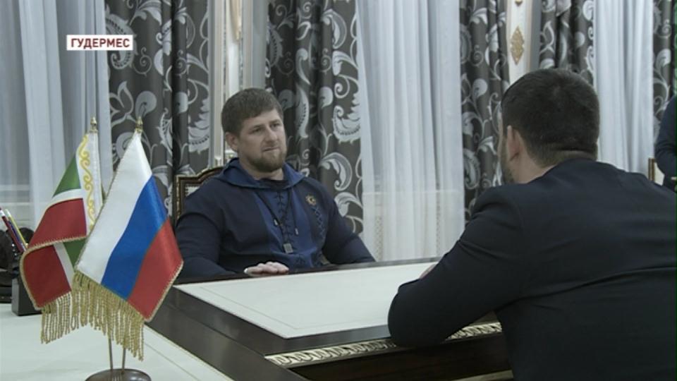 Р.Кадыров встретился с представителем ЧР в Европе Т.Дугазаевым