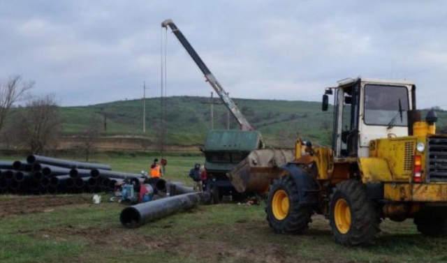 В городе Гудермес строят водопровод по подпрограмме, реализуемой Минстроем и ЖКХ ЧР