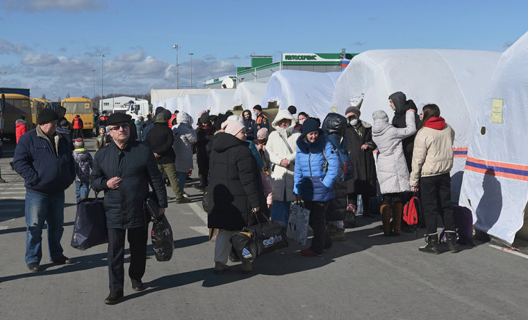 За выходные в Россию прибыли около 34 тысяч беженцев