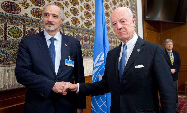 Спецпосланник генсека ООН встретился с делегацией правительства Сирии