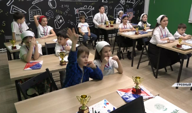 34 воспитанника школы ментальной арифметики из Чечни стали призерами на Чемпионате России 