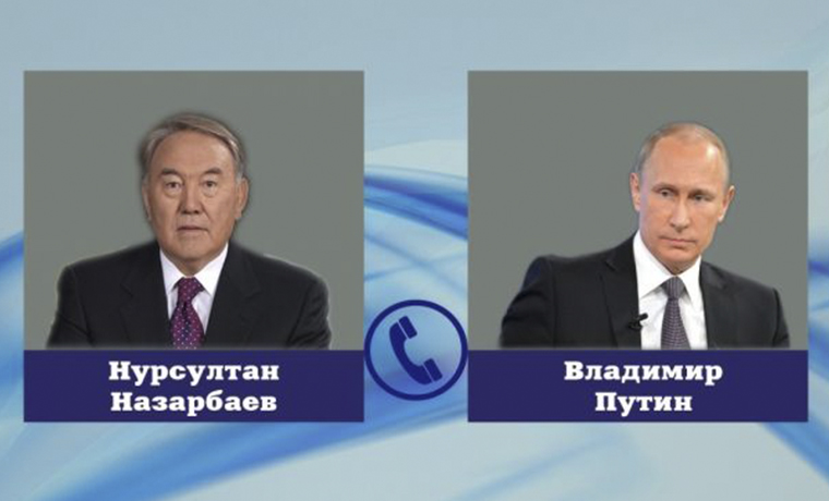Путин и Назарбаев обсудили с урегулирование в Сирии