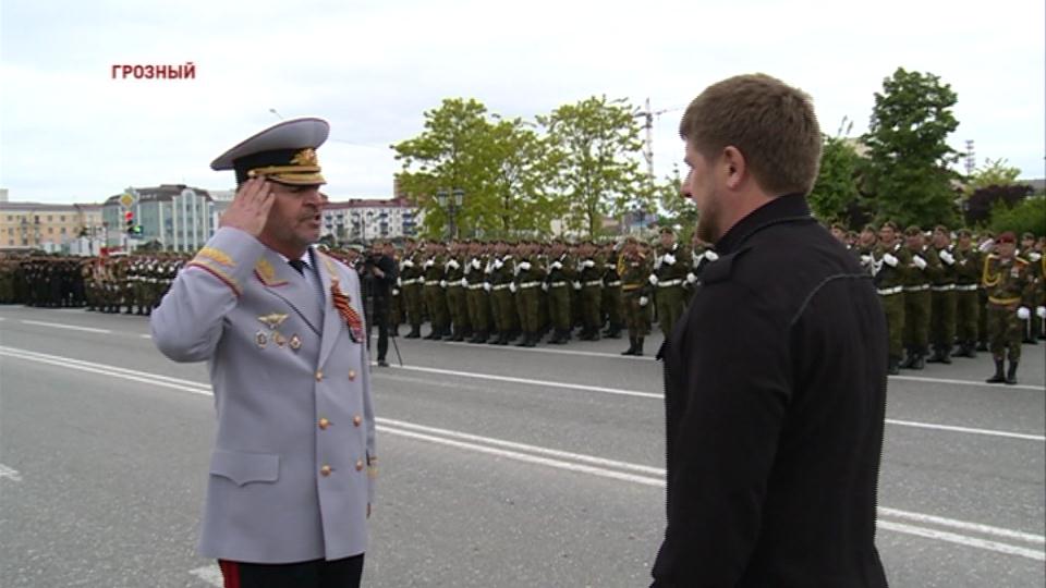 В Грозном торжественно отметили День Победы
