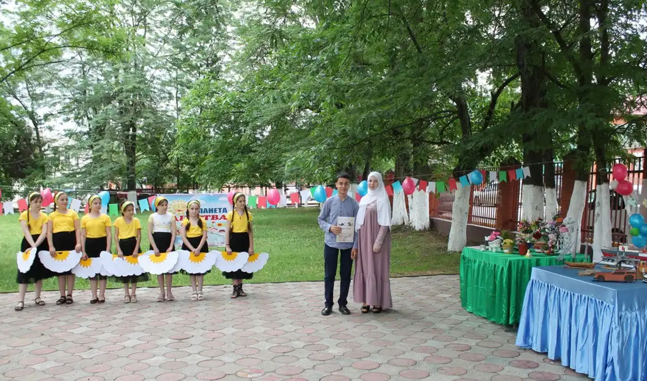 В Чеченской Республике на базе образовательных организаций открылись летние досуговые площадки 