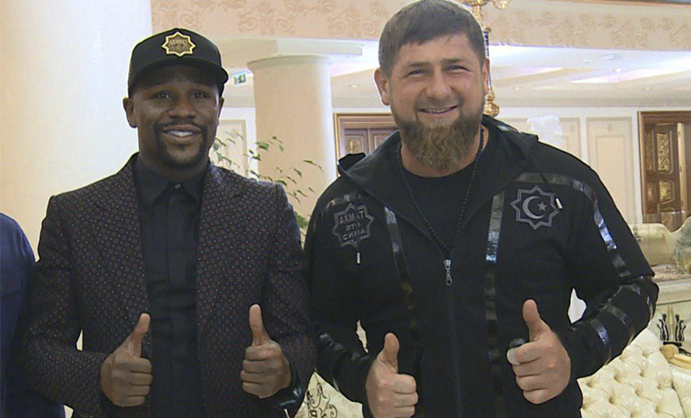 Рамзан Кадыров встретился с Флойдом Мейвезером в Грозном