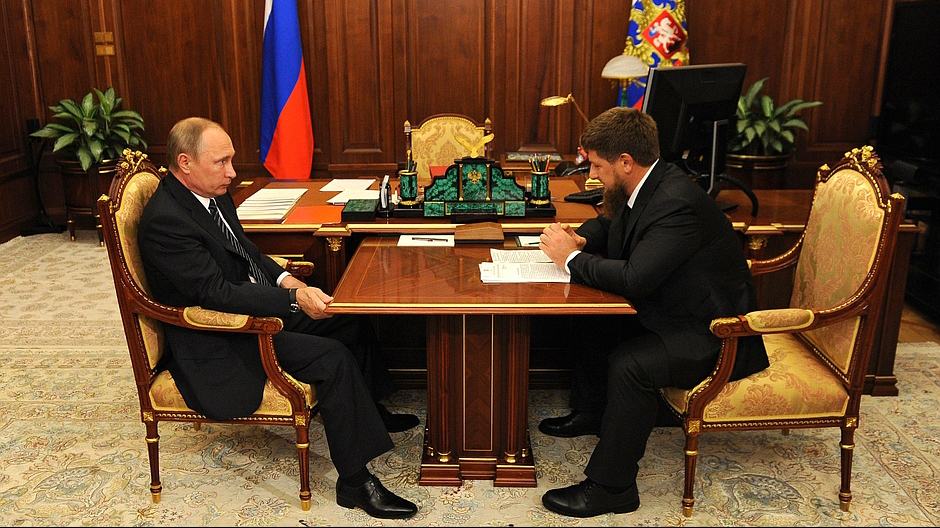 Владимир Путин встретился с Рамзаном Кадыровым