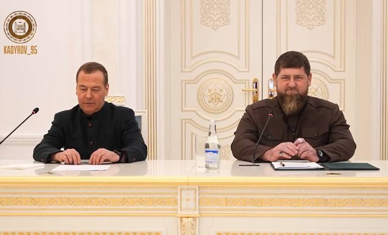 Рамзан Кадыров и Дмитрий Медведев встретились с командирами силовых подразделений ЧР