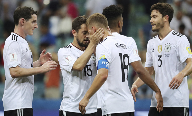 Сборная Германии победила команду Мексики со счетом 4-1