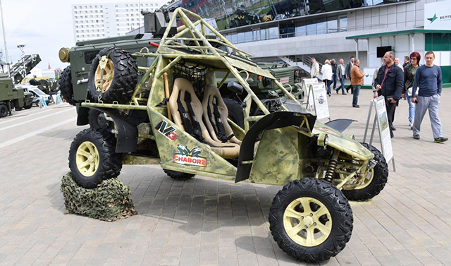 Чеченский багги «Чаборз М-3» представлен на выставке «MILEX – 2019» в Минске