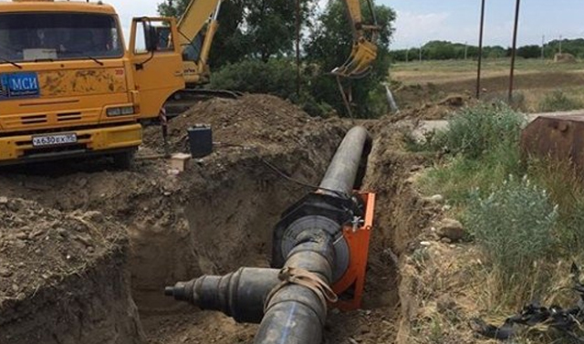 В Грозном завершается строительство 25 километрового магистрального водопровода