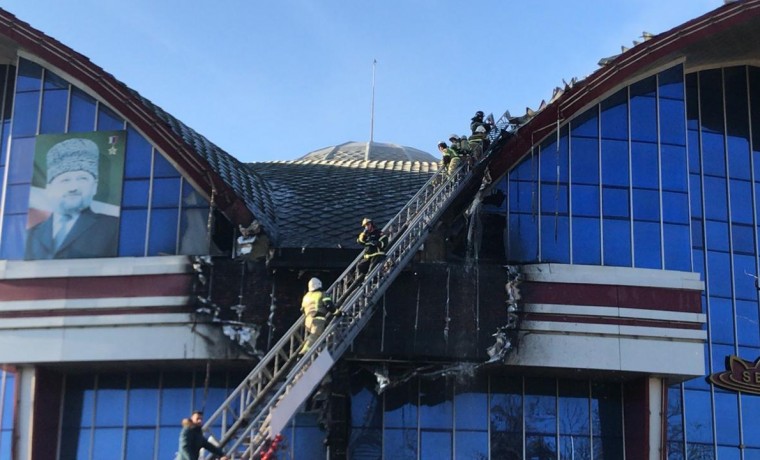 По факту пожара в спортивном комплексе "Колизей" в Грозном организована прокурорская проверка