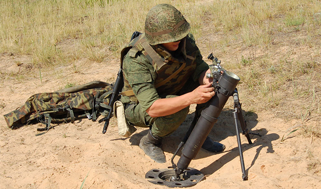 В российскую армию начали поступать новейшие минометы 2Б25 «Галл»