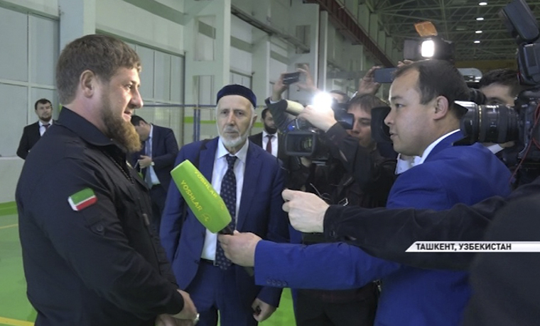 Рамзан Кадыров посетил крупные предприятия Узбекистана