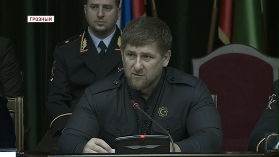 Р. Кадыров принял участие в коллегии МВД по ЧР