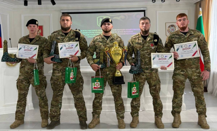 Команда ОМОН «АХМАТ-Грозный» завоевала Кубок Министерства ЧР по делам молодежи