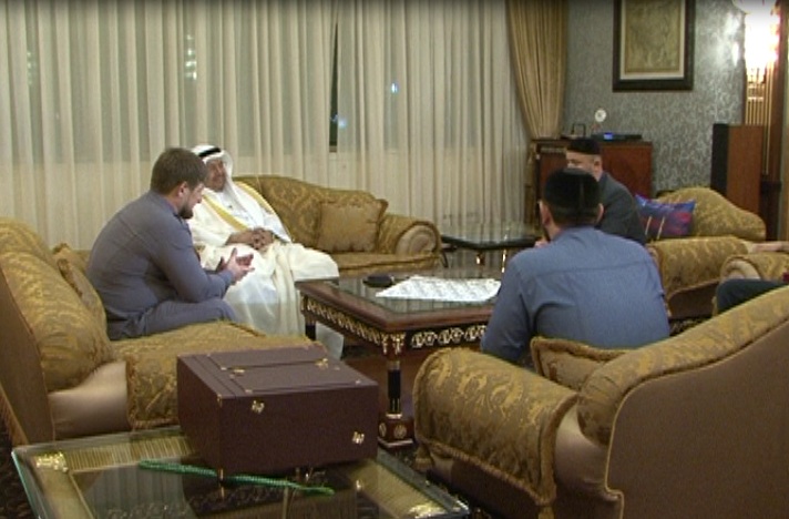 Глава республики встретился с шейхом из Кувейта Аделем Аль-Фалах