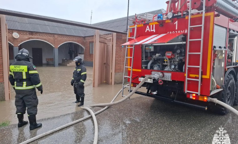 В Чеченской Республике ликвидируют последствия прохождения сильных ливней
