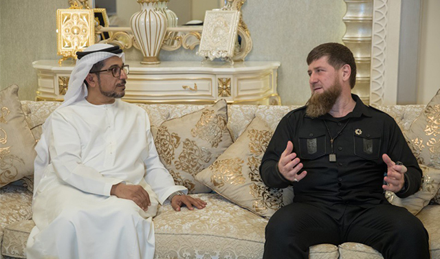 Рамзан Кадыров в Дубае встретился с президентом Фонда развития Абу-Даби Мухаммадом Сейф аль-Сувайди