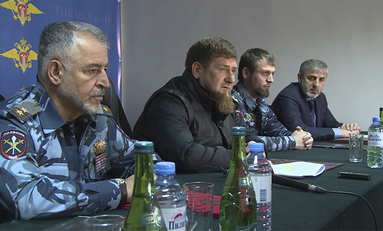 Кадыров принял участие в мероприятии, посвящённом Дню образования подразделений Наркоконтроля МВД РФ
