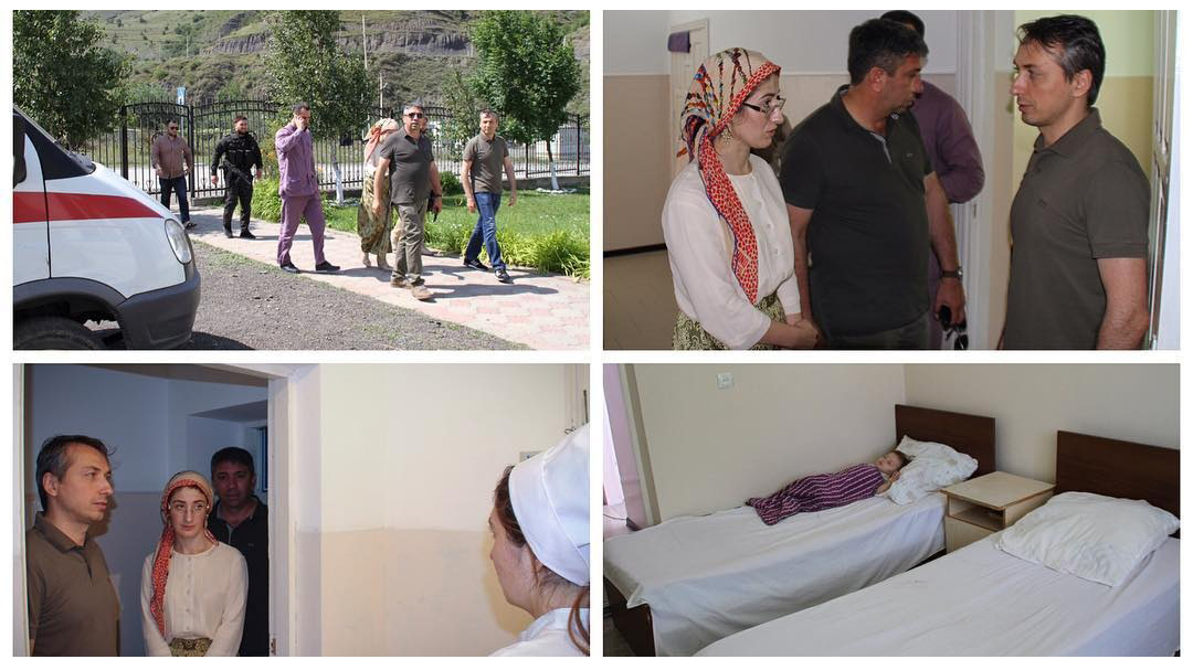 Рабочая группа в лице министра и заместителя минздрава ЧР посетила Итум-Калинскую больницу