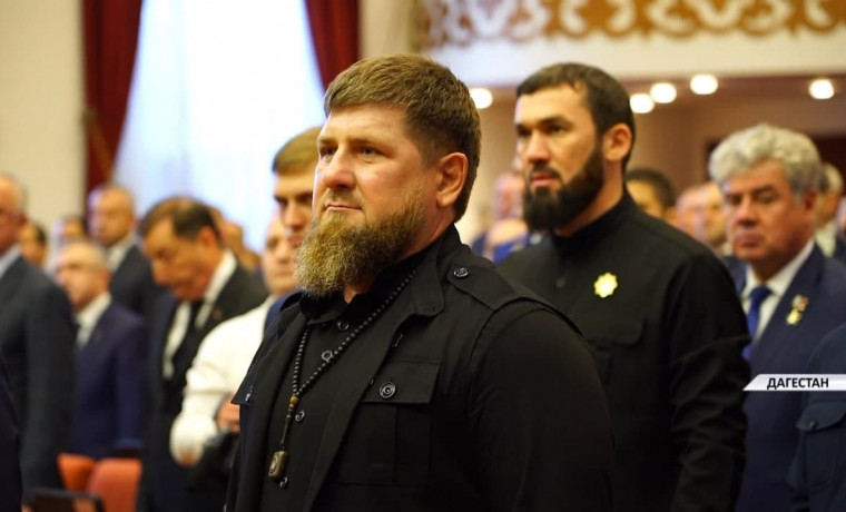 Рамзан Кадыров посетил церемонию вступления в должность Главы Дагестана