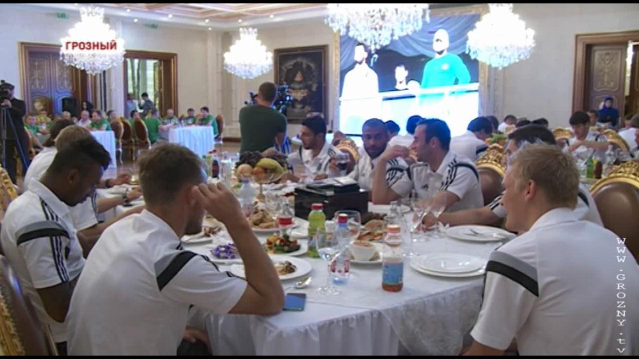 Рамзан Кадыров встретился с футболистами