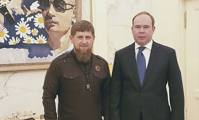 Рамзан Кадыров встретился с Антоном Вайно 