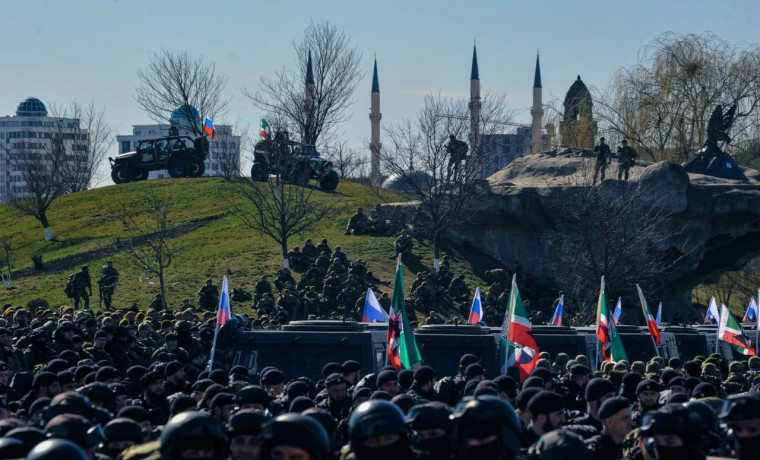 В ЧР прошло масштабное построение личного состава чеченских спецподразделений