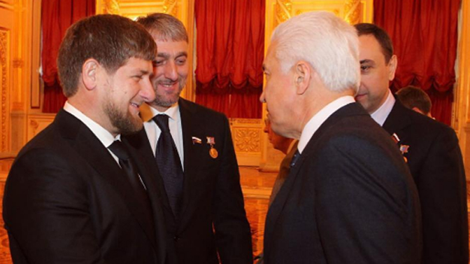 Рамзан Кадыров поздравил с юбилеем Главу Республики Дагестан Владимира Васильева