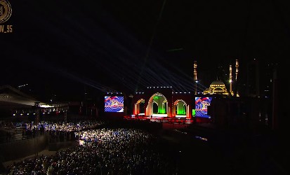 В Грозном состоялось грандиозное культурно-патриотическое шоу "Единство"