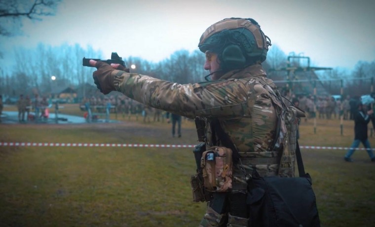 В Чеченской Республике впервые прошли испытания на право ношения знака отличия спецназа Росгвардии