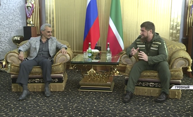 Рамзан  Кадыров встретился с принцем СА Аль-Валидом бин Талал бин Абдулазиз Аль-Саудом