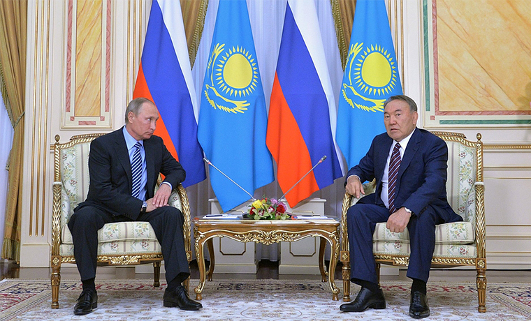 Владимир Путин встретился с Нурсултаном Назарбаевым в ходе своего визита в Казахстан