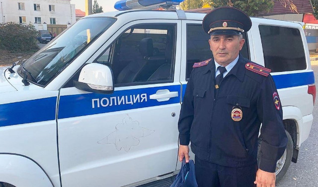 Майор полиции Аюб-Хан Хазбулатов стал «Народным участковым» Чеченской Республики